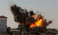 مقتل طفل واصابة  14شخص في تجدد القصف الاسرائيلي على قطاع غزة