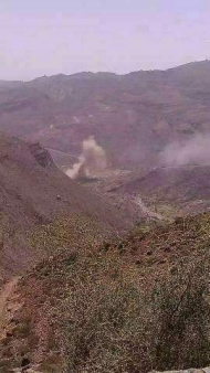 التحالف يستهدف معسكرا تدريبيا للمليشيات في المحابشة بحجة