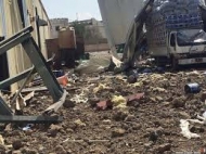 مقتل واصابة21مدنياً بغارة جوية استهدفت مصنعاً في صنعاء