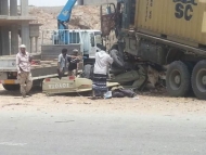 مقتل8جنود بينهم ضابط بحادث مروري بالمكلا